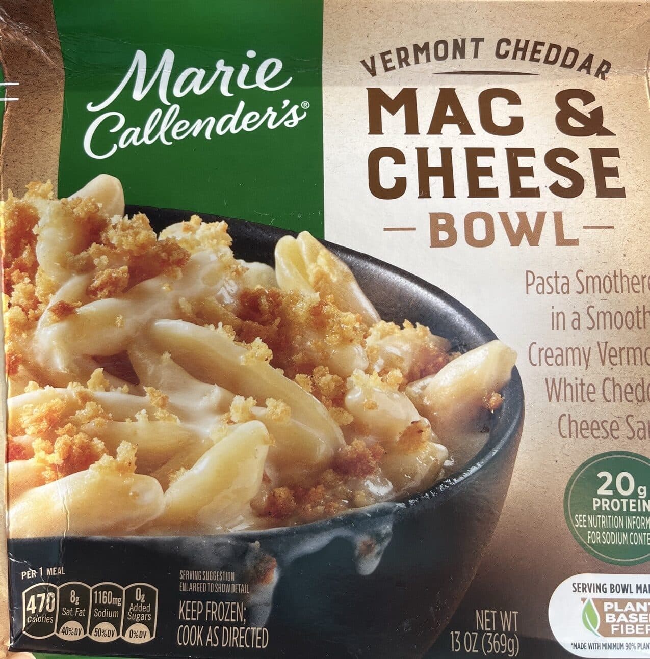 Marie Callender's Vermont Cheddar Mac & Cheese Bowl